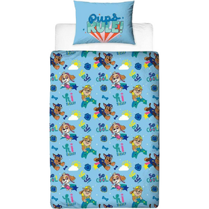Paw Patrol | I'm Cool Single Bed Panel Quilt Cover Set | Little Gecko