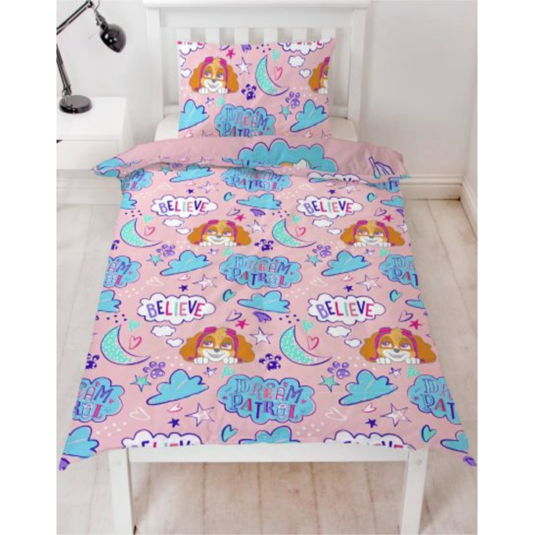 Paw Patrol | Sleepover Single Bed Quilt Cover Set | Little Gecko