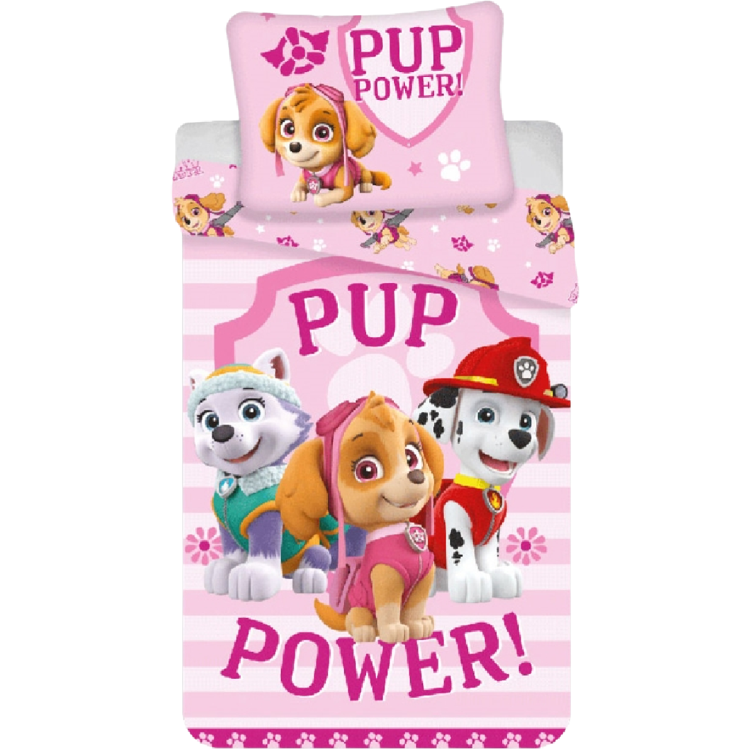 Paw Patrol | Pup Power Single Bed Quilt Cover Set | Little Gecko