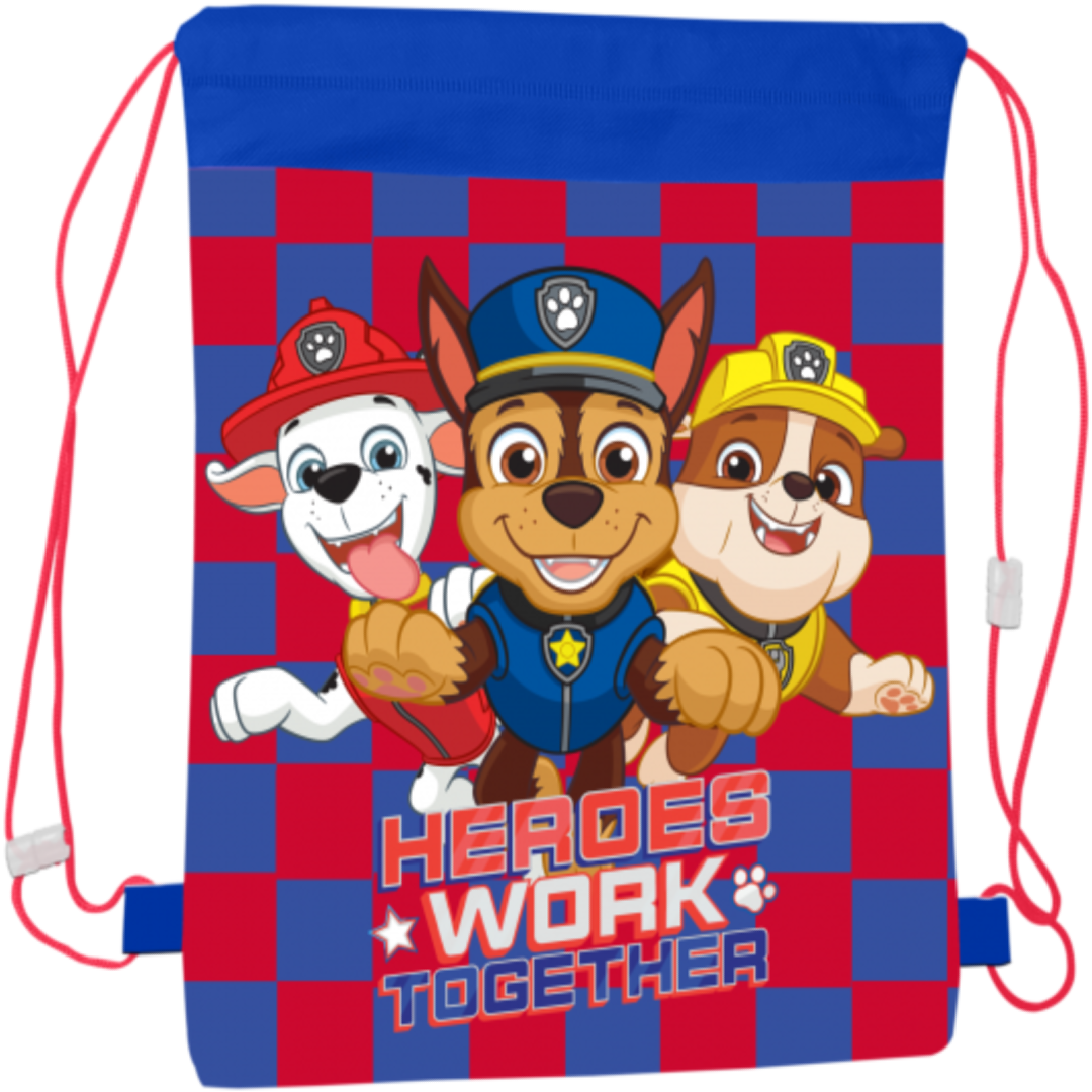 Paw Patrol | Heroes Drawstring Bag | Little Gecko