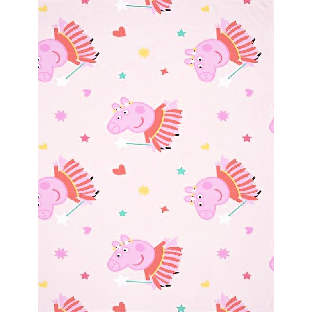 Peppa Pig | Magic Coral Fleece Blanket | Little Gecko