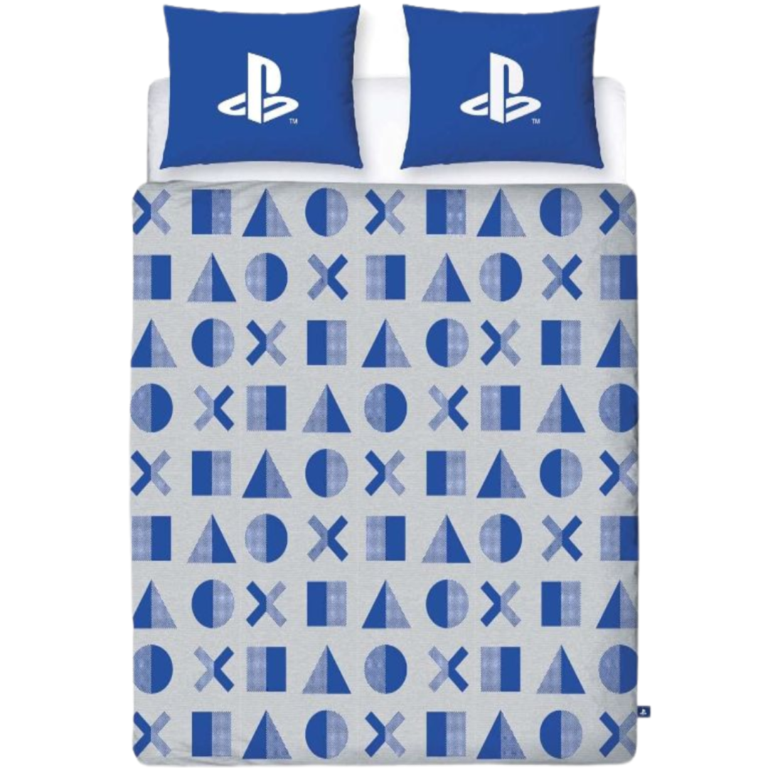 PlayStation | Layer Double/Queen Bed Quilt Cover Set | Little Gecko