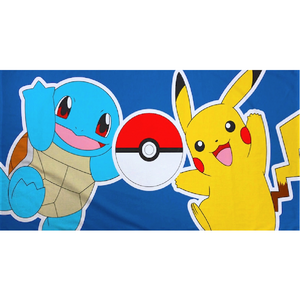 Pokémon | Pikachu & Squirtle Towel | Little Gecko
