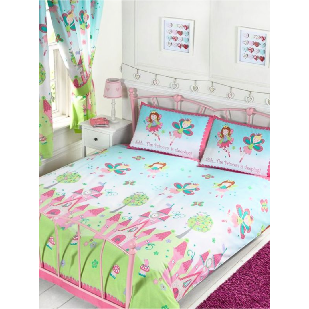 Princess is Sleeping | Double/Queen Bed Quilt Cover Set | Little Gecko