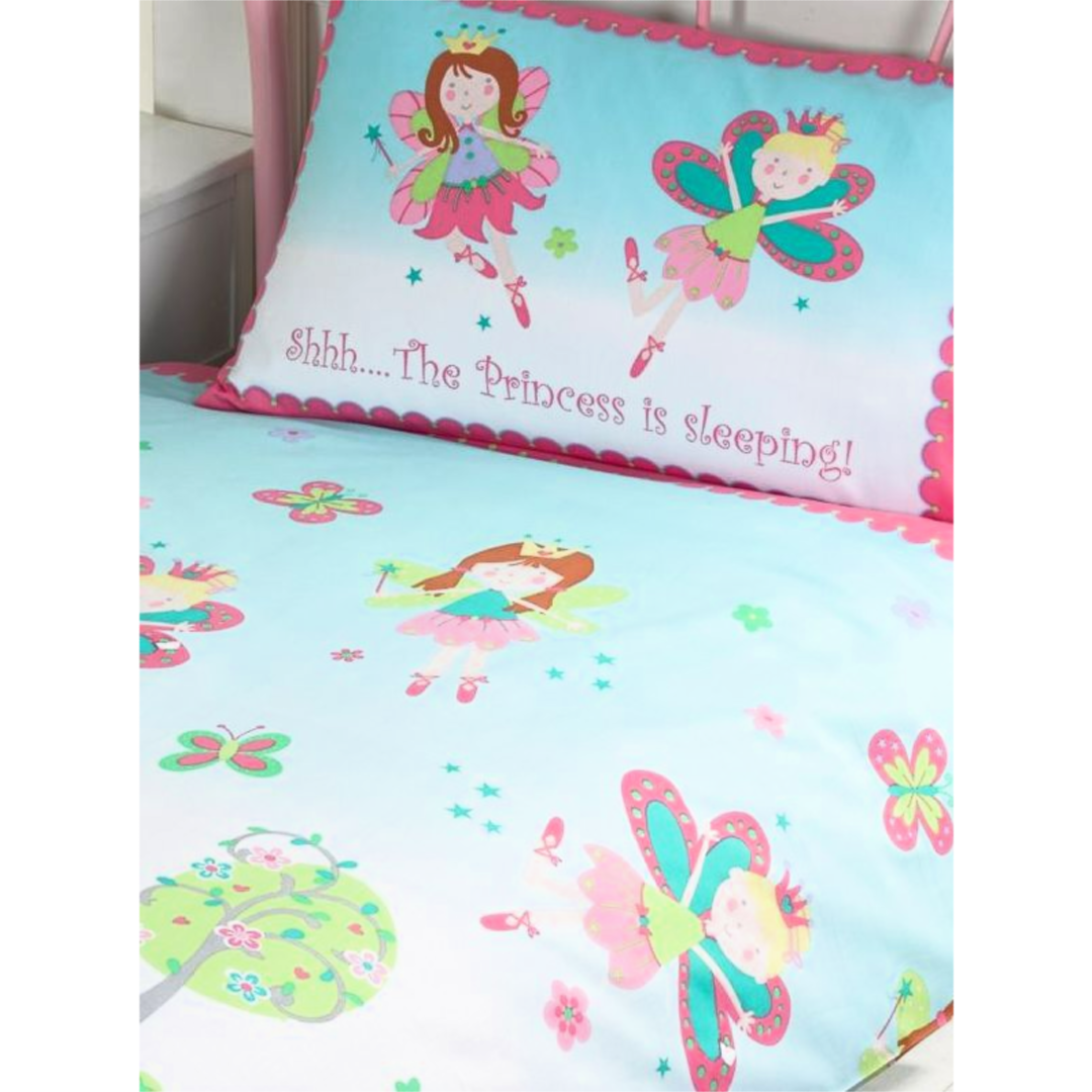 Princess is Sleeping | Double/Queen Bed Quilt Cover Set | Little Gecko