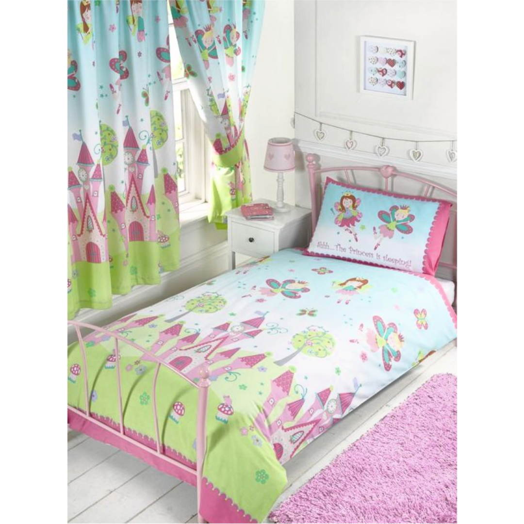 Princess is Sleeping | Toddler/Cot Bed Quilt Cover Set | Little Gecko