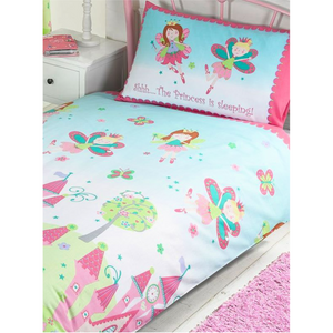 Princess is Sleeping | Single Bed Quilt Cover Set | Little Gecko