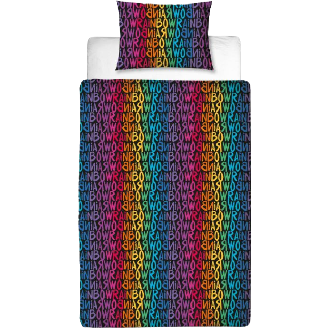 Rainbow High | Glow Single Bed Quilt Cover Set | Little Gecko