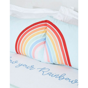 Follow Your Rainbow | Double/Queen Bed Quilt Cover Set | Little Gecko