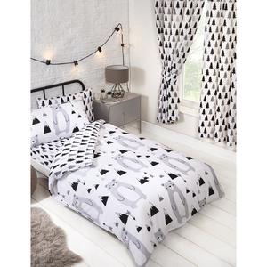 Scandi Bear | Single Bed Quilt Cover Set | Little Gecko
