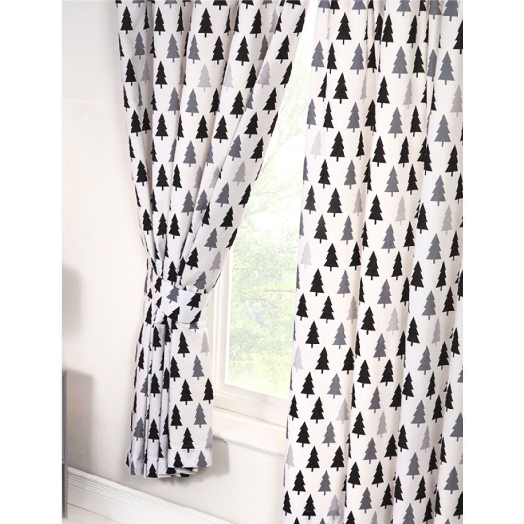 Scandi Bear | Ready-Made Lined Curtains | Little Gecko