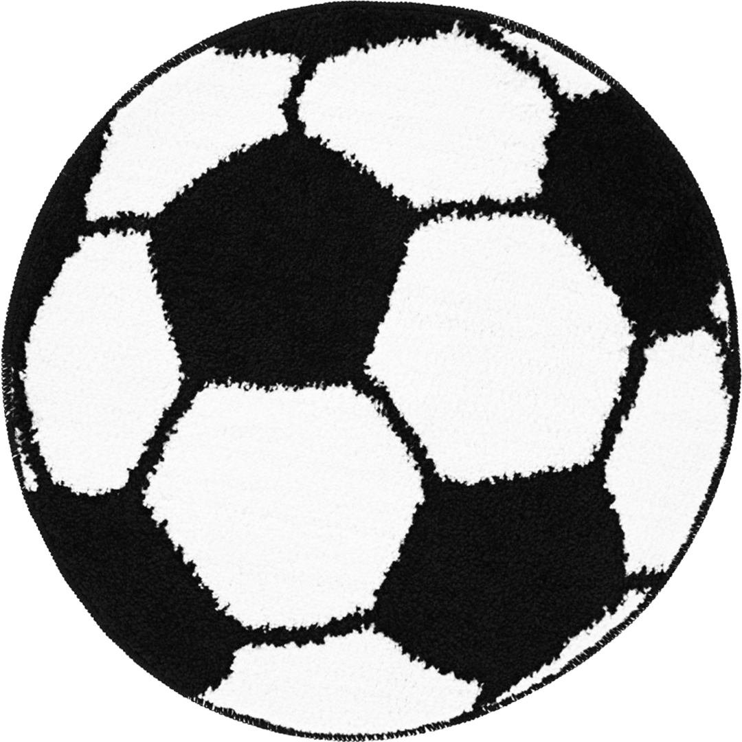 Soccer | Soccer Ball Floor Rug | Little Gecko