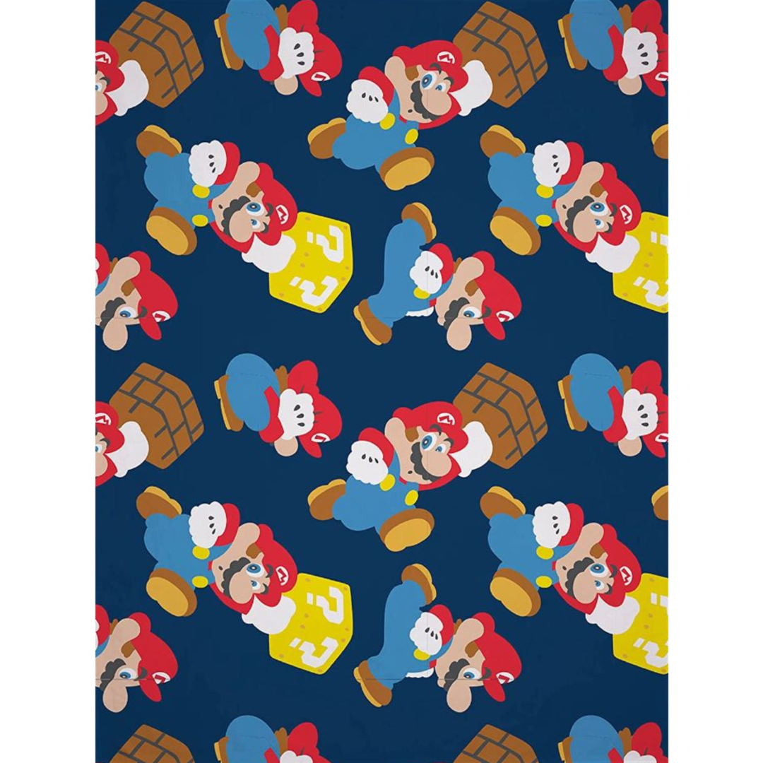 Super Mario | Rush Coral Fleece Blanket | Little Gecko