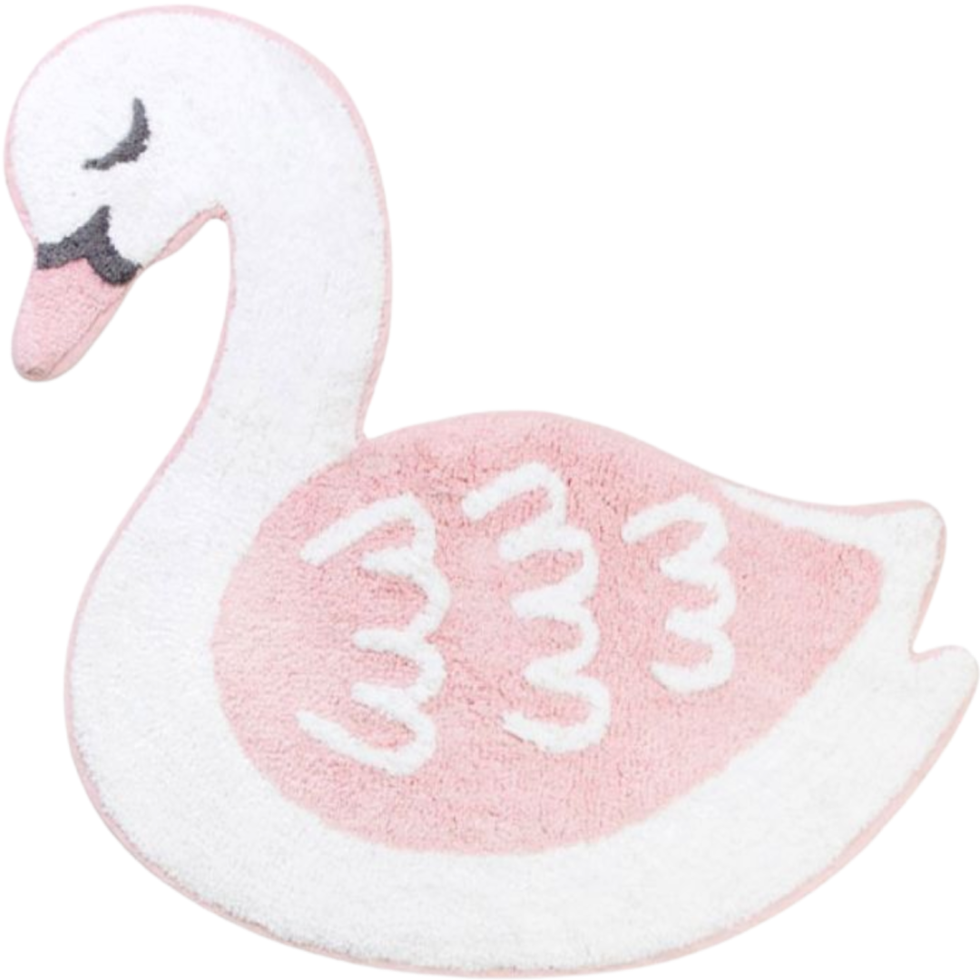 Swan | Floor Rug | Little Gecko