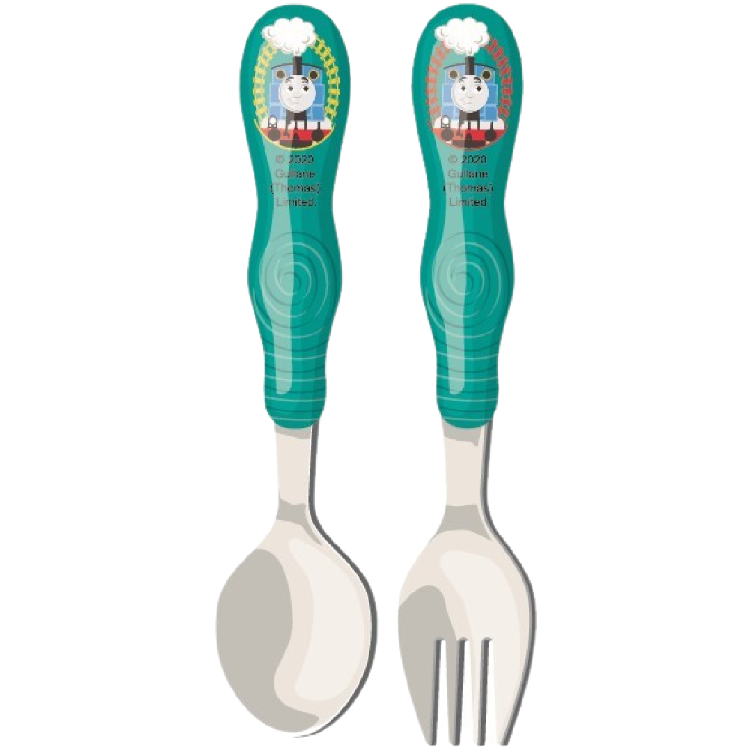 Thomas & Friends | 2pc Cutlery Set | Little Gecko