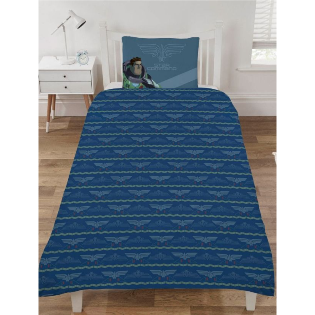 Toy Story Single Bed Quilt Cover Set Space Ranger Little Gecko
