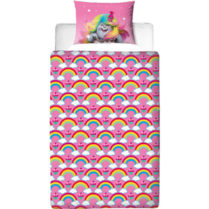 Trolls | Dreams Single Bed Panel Quilt Cover Set | Little Gecko