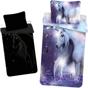 Mystical Unicorn | Single Bed Quilt Cover Set | Little Gecko