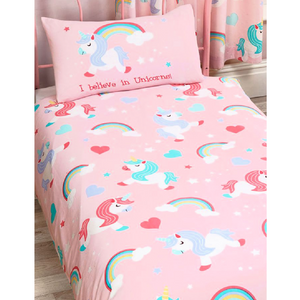 I Believe in Unicorns | Toddler/Cot Bed Quilt Cover Set | Little Gecko